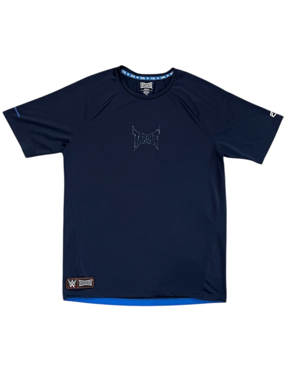 WWE Tapout Navy Blue Short Sleeve Logo Tee